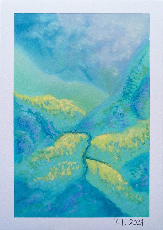 Valleyscape #4 - Peridot Incandescence